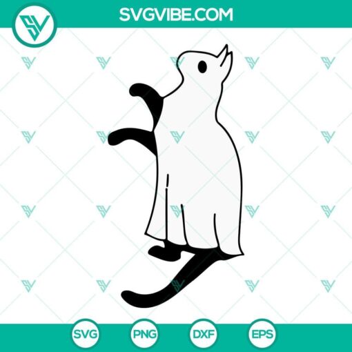 ghost cats svg bundle black cat svg cute halloween cats svg png dxf eps cricut 3 mockup