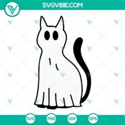 ghost cats svg bundle black cat svg cute halloween cats svg png dxf eps cricut 5 mockup