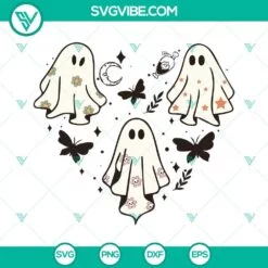 Halloween, SVG Files, I Ghost People All Year Round SVG Files, Cool Ghost 4