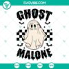 Ghost Malone Halloween-themed SVG featuring a humorous twist on Post Malone, perfect for seasonal crafting projects.