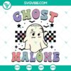Ghost Malone SVG with cute and funny Halloween design, available for download as PNG image file.