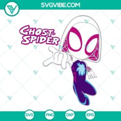 Movies, SVG Files, Ghost Spider Woman SVG Files, Gwen Stacy SVG Images, Spider 8