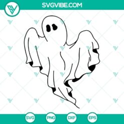 Ghost SVG File Bundle, Halloween Ghost SVG Image PNG DXF EPS Cut Files For 6