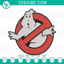 American Embroidery Designs, Embroidery Designs, Ghostbusters Logo Embroidery 9