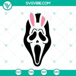 Easter, SVG Files, Prepare To Dye SVG Image, Jason Voorhees Bunny SVG Images, 3