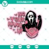 Ghostface Calling SVG Bundle with "No You Hang Up" design. Perfect for Halloween crafts, horror fans, and themed projects.