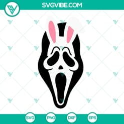 Easter, Movies, SVG Files, Ghostface Easter Bunny SVG Files, Horror Easter SVG 2