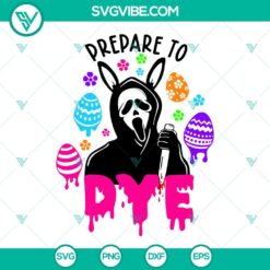 Easter, Movies, SVG Files, Ghostface Prepare To Dye SVG Image, Scream Easter 4