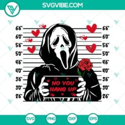 PNG Files, Valentine's Day, Ghostface Horror Valentine PNG Images, Ghostface 4