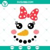 Snowman girl with bow SVG images in PNG, DXF, and EPS formats. Cute and festive design for holiday crafting projects.