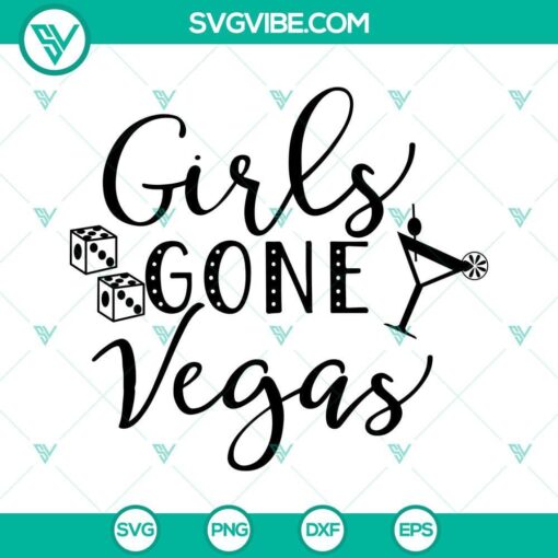 girls gone vegas svg png dxf eps cut files clipart cricut silhouette 9 mockup