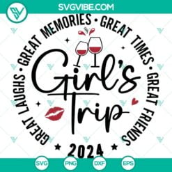 SVG Files, Trending, Girls Trip Kiss Cricut SVG, Girls Trip 2024 SVG Images PNG 21