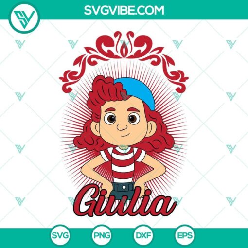 giulia svg luca svg disney movie svg png dxf eps cut files 10 mockup