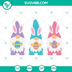 Easter, SVG Files, Gnomes Easter Eggs SVG Images, Happy Easter Gnome SVG 3