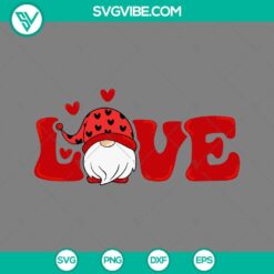 SVG Files, Valentine's Day, Gnomes Love Heart SVG Image, Gnomes Valentine SVG 9