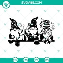 Cannabis, SVG Files, Gnomes Smoking Weed Svg, 420 Svg, Cannabis Blunt Svg, 2