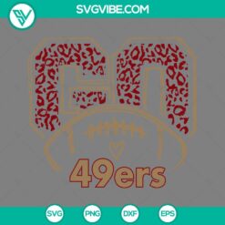 Football, Sports, SVG Files, 49ers SVG Files, San Francisco 1946 Football SVG 3