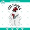 Alabama Crimson Tide "Boo Jee Ghost" SVG files for Bama football fans, featuring a spooky twist on the team's logo. Perfect for Halloween!