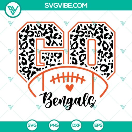 go bengals leopard svg cincinnati bengals svg american football team svg 2 mockup