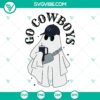Dallas Cowboys football Boojee Ghost SVG files with team logo and design elements for digital crafting projects.