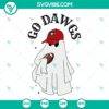 Download Go Dawgs Boojee Ghost SVG files with Georgia Bulldogs football ghost design, perfect for fans.
