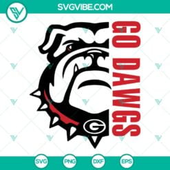 Football, Sports, SVG Files, Go Dawgs SVG Image, Georgia Bulldogs SVG Image, 2