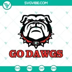 Football, Sports, SVG Files, Bulldogs SVG Download, Georgia Bulldogs SVG Image, 4