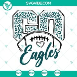 Football, Sports, SVG Files, Go Eagles Leopard SVG Files, Eagles Football SVG 18