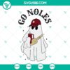 Florida State Seminoles football ghost SVG download with Go Noles design, perfect for fans.