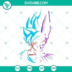 Anime, SVG Files, Goku Vs Bills SVG Files, Dragon Ball Super SVG Download PNG 12