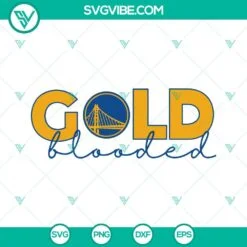 Basketball, Sports, SVG Files, Gold Blooded SVG Image, Golden State Warriors 11