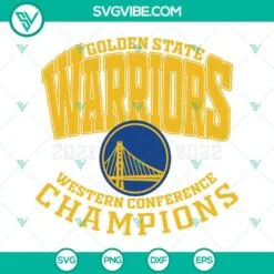 Basketball, Sports, SVG Files, Golden State Warriors 2021 2022 Champions SVG 24