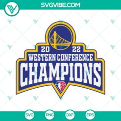 Basketball, Sports, SVG Files, Golden State Warriors 2022 Western Conference 3