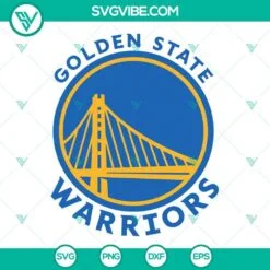 Basketball, Sports, SVG Files, Golden State Warriors Logo SVG File PNG DXF EPS 20