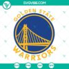 Golden State Warriors logo in high-quality SVG, PNG, DXF, and EPS formats for vector clipart.