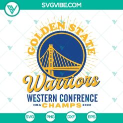 Basketball, Sports, SVG Files, Golden State Warriors NBA Champs 2022 SVG Image 1