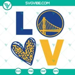 Basketball, Sports, SVG Files, Golden State Warriors SVG Images, Love Warriors 19