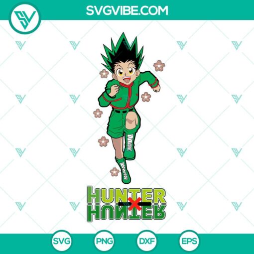 gon freecss svg hunter x hunter svg png dxf eps cut files 8 mockup