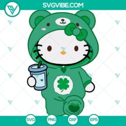 Cartoons, SVG Files, Good Luck Bear Cricut SVG, Hello Kitty Care Bear SVG Image 22