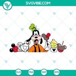 Disneyland snacks SVG files for Cricut & Silhouette, featuring cute and quirky designs of popular theme park treats.