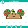 Christmas, Disney, SVG Files, Donald Duck Gingerbread Hat Ears SVG Files, 13