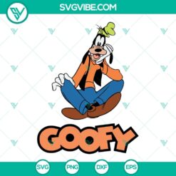 Disney, SVG Files, Goofy SVG File, Goofy Cut File, Goofy For Cricut, Goofy Logo 2