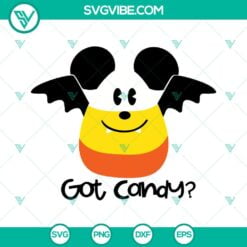 Disney, Halloween, SVG Files, Got Candy Halloween SVG Download, Mickey Mouse 20