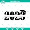 2023 Graduation SVG files for Class of 2023 monogram featuring senior theme. Ideal for graduation projects and decorations.