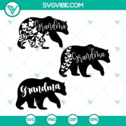 Family, Grandma, Mothers Day, SVG Files, Best Grandma Ever Svg, Grandma Svg, 3