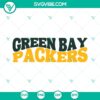 Green Bay Packers football SVG design for cutting machines in PNG, DXF, and EPS formats. Ideal for Packers fans and craft projects.