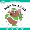 Green Gus Gus from Christmas Grinch movie, SVG files for tumbler, mouse design SVG download.
