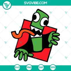 Game, Halloween, SVG Files, Green Rainbow Friends SVG Files Bundle, Horror Game 3