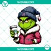 Grinch Atlanta Braves baseball drink Starbucks PNG files, perfect for sports and coffee lovers, feature a fun crossover design.