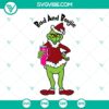Grinch Bad And Boujie SVG Images with Pink Stanley Tumbler - Unique Grinch design for digital crafting projects with trendy tumbler SVG file.